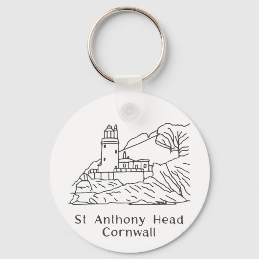St Anthony Lighthouse Keyring Sleutelhanger (Achterkant)
