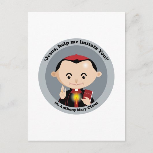 St. Anthony Mary Claret Briefkaart (Voorkant)