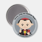 St. Anthony Mary Claret Magneet (Voorkant / Achterkant)