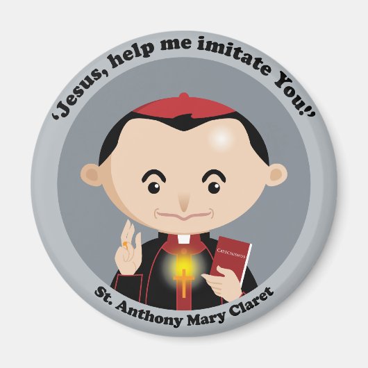 St. Anthony Mary Claret Magneet (Voorkant)