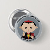 St. Anthony Mary Claret Ronde Button 5,7 Cm (Voorkant /achterkant)