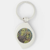 St. Anthony Patron van het Verloren Dingen Sleutelhanger (Voorkant)