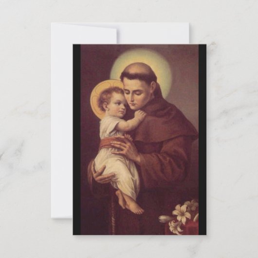 St. Anthony Prayer Card (Voorkant)