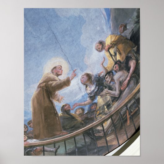 St. Anthony Preaching Poster (Voorkant)