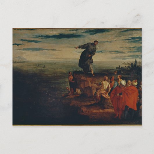 St. Anthony Preaching to the Fish, c.1580 Briefkaart (Voorkant)