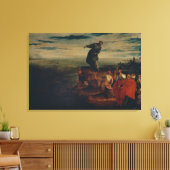 St. Anthony Preaching to the Fish, c.1580 Canvas Afdruk (Insitu (Woonkamer))