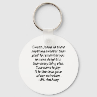 St. Anthony Quote Sleutelhanger