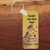St. Anthony religieuze katholieke grappige sleutel Sleutelhanger (Voorkant)