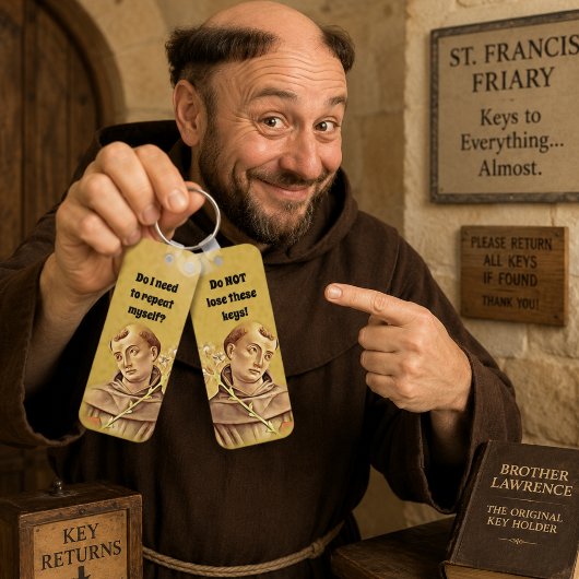 St. Anthony religieuze katholieke grappige sleutel Sleutelhanger
