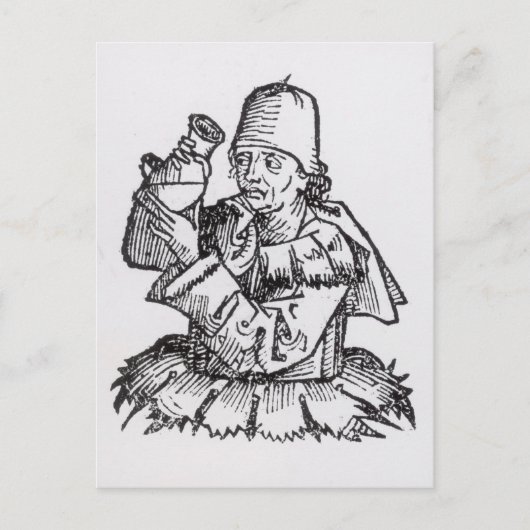 St. Anthony uit 'Liber Chronicarum' Briefkaart (Voorkant)