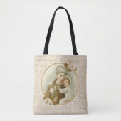 St. Anthony van de Religieuze Jezus van Padua Tote Bag (Voorkant)
