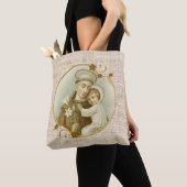 St. Anthony van de Religieuze Jezus van Padua Tote Bag (Dichtbij)