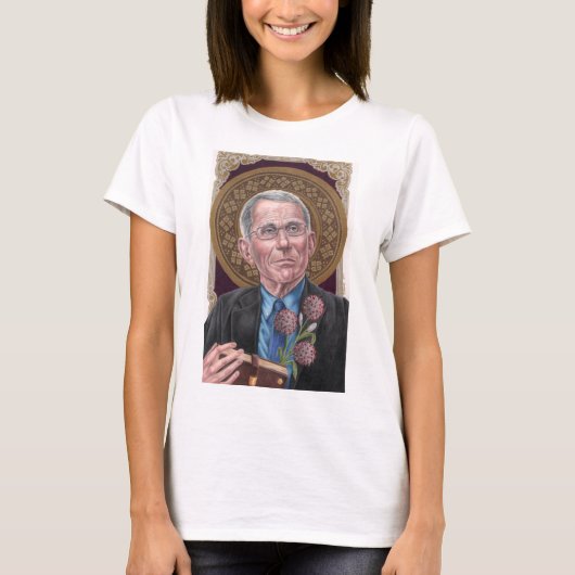 St. Anthony van de 'Rona beschermt ons als dames T-shirt (Voorkant)