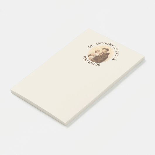 St. Anthony van Padua Baby Jesus Post-it® Notes (Schuin)