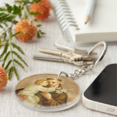 St. Anthony van Padua Baby Jesus Sleutelhanger (Voorkant Rechts)