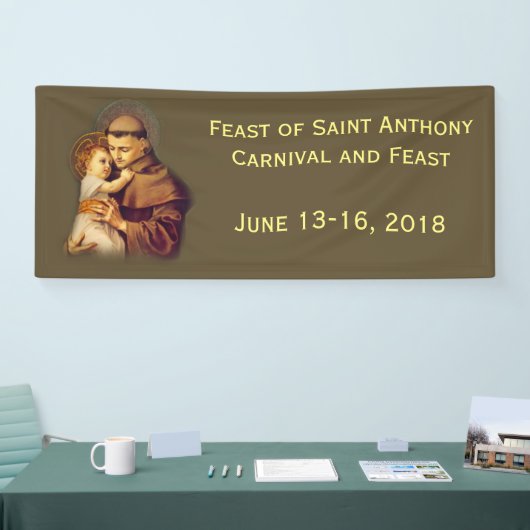 St. Anthony van Padua Baby Jesus Spandoek