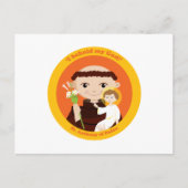 St. Anthony van Padua Briefkaart (Voorkant)