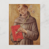 St. Anthony van Padua Briefkaart (Voorkant)