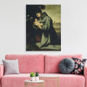 St. Anthony van Padua Canvas Afdruk (Insitu (Woonkamer))