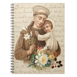 St. Anthony van Padua & Child Jesus Religious Notitieboek