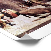 St. Anthony van Padua en de Eselwunder Poster (Hoek)