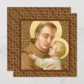 St. Anthony van Padua en het Christelijke Kind (JM (Voorkant / Achterkant)