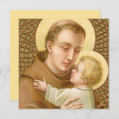 St. Anthony van Padua en het Christelijke Kind (JM (Voorkant / Achterkant)