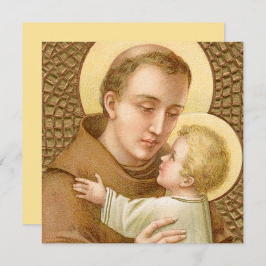 St. Anthony van Padua en het Christelijke Kind (JM (Voorkant / Achterkant)