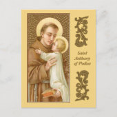 St. Anthony van Padua en het Christelijke Kind (JM Briefkaart (Voorkant)