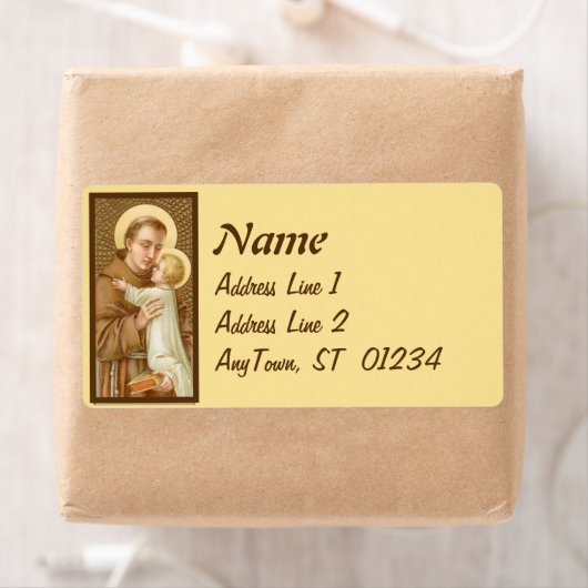 St. Anthony van Padua en het Christelijke Kind (JM Etiket (Insitu)