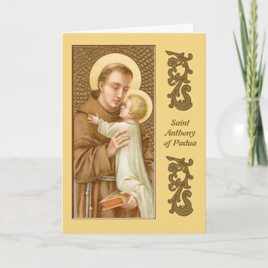 St. Anthony van Padua en het Christelijke Kind (JM Kaart (Voorkant)