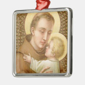 St. Anthony van Padua en het Christelijke Kind (JM Metalen Ornament (Links)