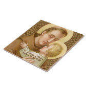 St. Anthony van Padua en het Christelijke Kind (JM Tegeltje (Zijkant)