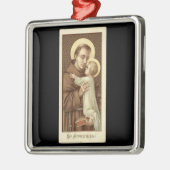 St. Anthony van Padua en het kind Jezus Christus Metalen Ornament (Links)