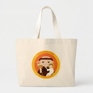 St. Anthony van Padua Grote Tote Bag