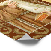 St. Anthony van Padua (JM 05) met Citaat Poster (Hoek)