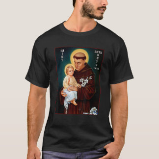 St. Anthony van Padua katholieke Saint Saint T-shirt