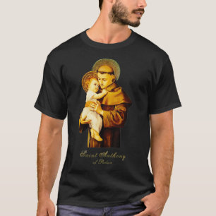 St. Anthony van Padua katholieke Saint Saint T-shirt