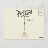 St. Anthony van Padua met Baby Jesus Briefkaart (Achterkant)