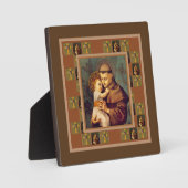 St. Anthony van Padua met Baby Jesus Fotoplaat (Voorkant)