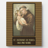 St. Anthony van Padua met Baby Jesus Fotoplaat (Voorkant)