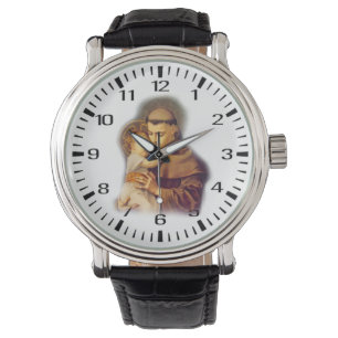 St. Anthony van Padua met Baby Jesus Horloge
