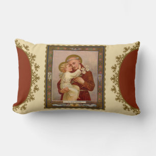 St. Anthony van Padua met Baby Jesus Kussen