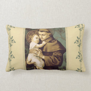 St. Anthony van Padua met Baby Jesus Kussen