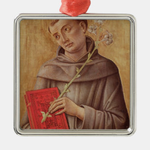 St. Anthony van Padua Metalen Ornament