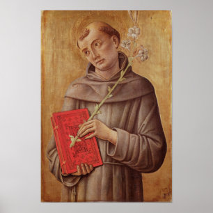 St. Anthony van Padua Poster