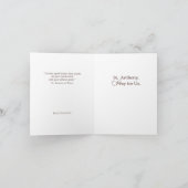 St. Anthony van Padua Pray voor ons Kaart (Binnen)