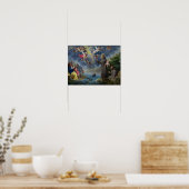 St. Anthony van Padua Preaching to the Fish Poster (Keuken)