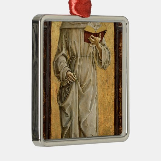 St. Anthony van Padua Reading Metalen Ornament (Rechts)