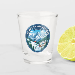 St. Anton am Arlberg Oostenrijk Shot Glas